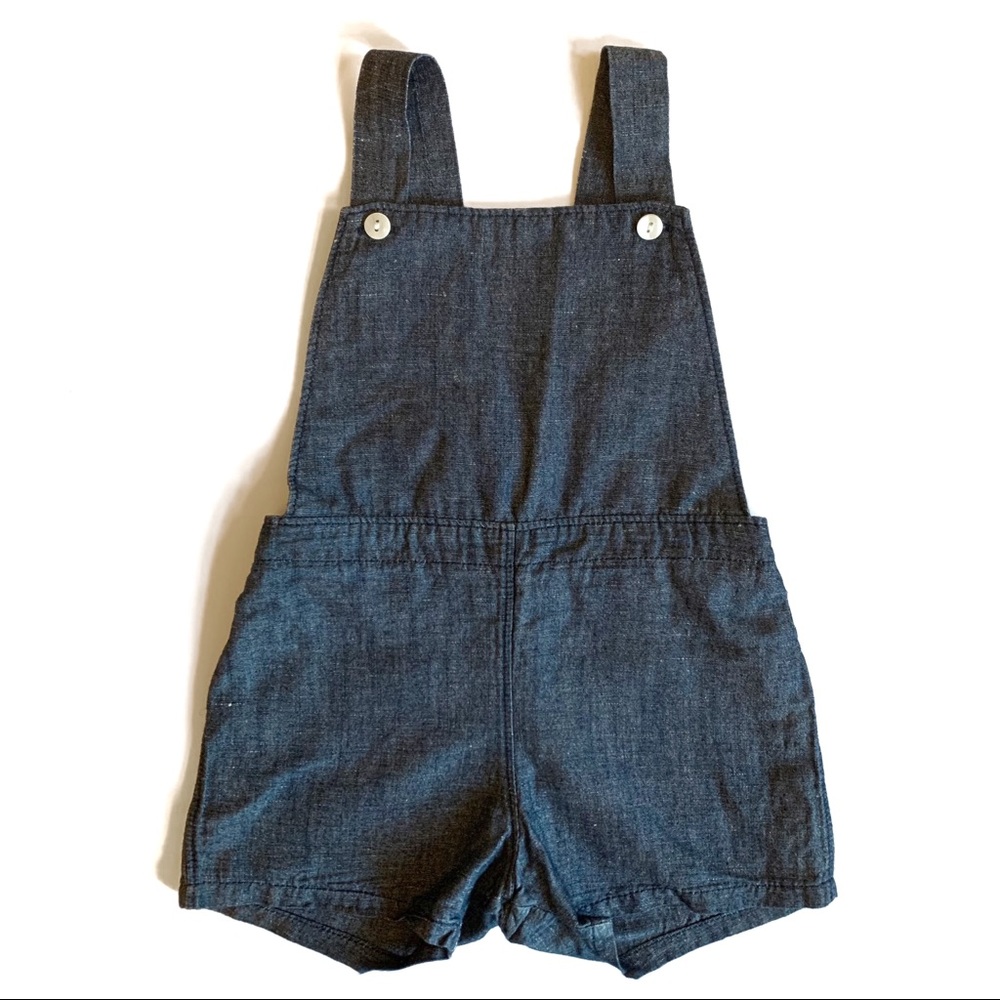 Mabo Chambray Shorts Overalls